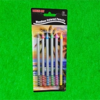 6 Pcs Woodless Col  Pencil Set