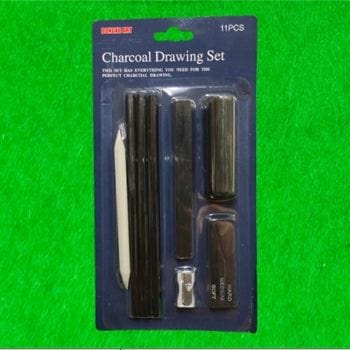 11 Pcs Charcoal Set