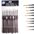 12 Pcs Mini Detail Linner Brush