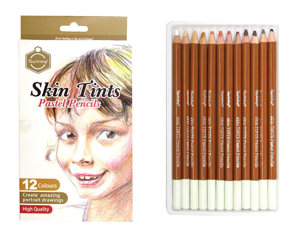 12 Pc Skin Tint Pencil Set
