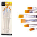 6Pcs Brush Clear Handle