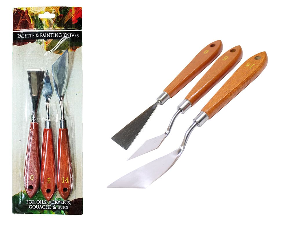 3 Pc Pallate Knife Set