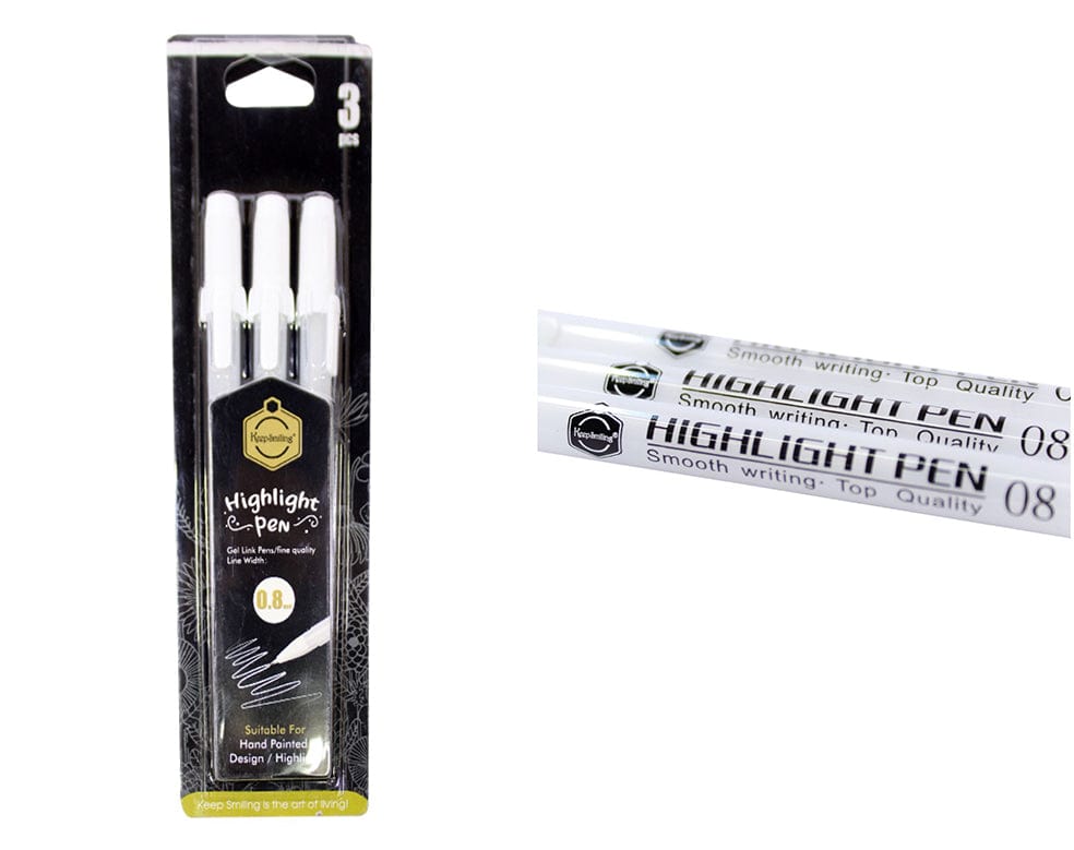3 Pc Highlight Pen Set