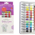 12 Pc Fabric Colours 12 Ml Set