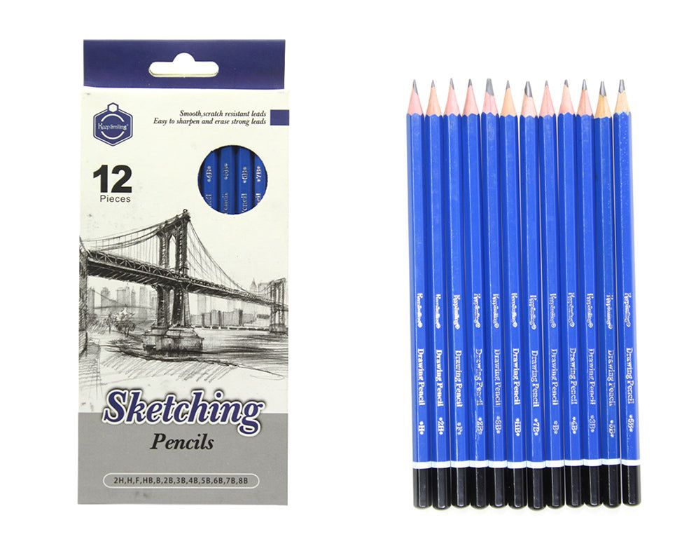 12 In 1 Sketching Pencils Set