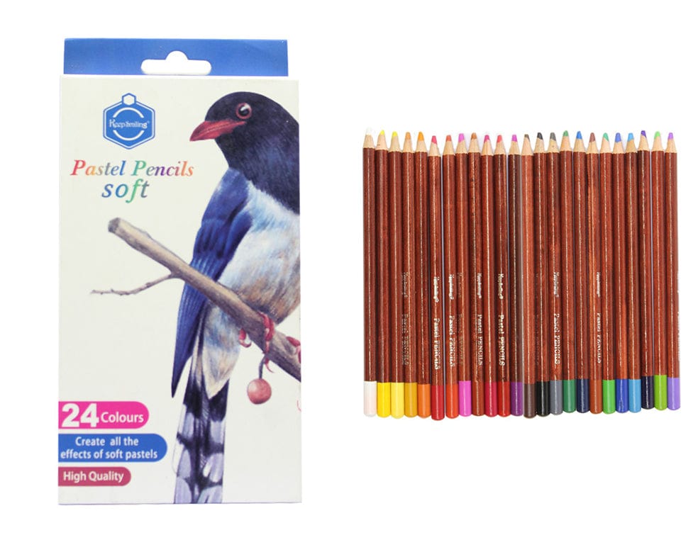 24 In 1 Pastel Pencils Set