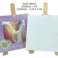 Easel With Square Canvas