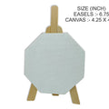 Easel With Big Octagon Canvas
