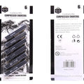 6 Pc Compressed Charcoal