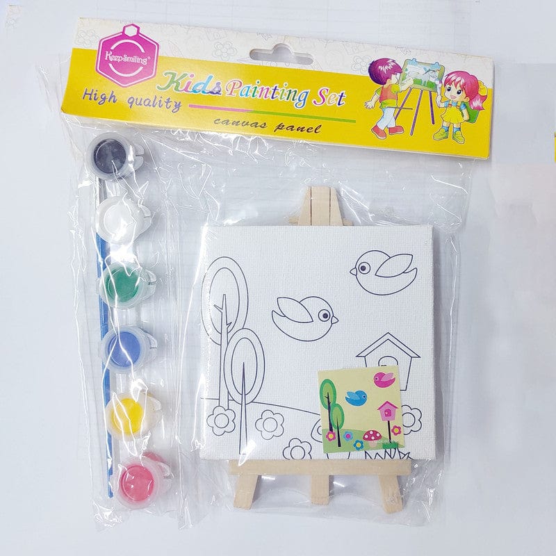 Canvas Panel Kids Painting Set