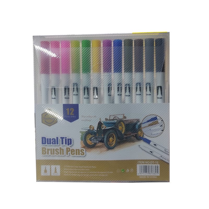 Dual Tip Brush Pens