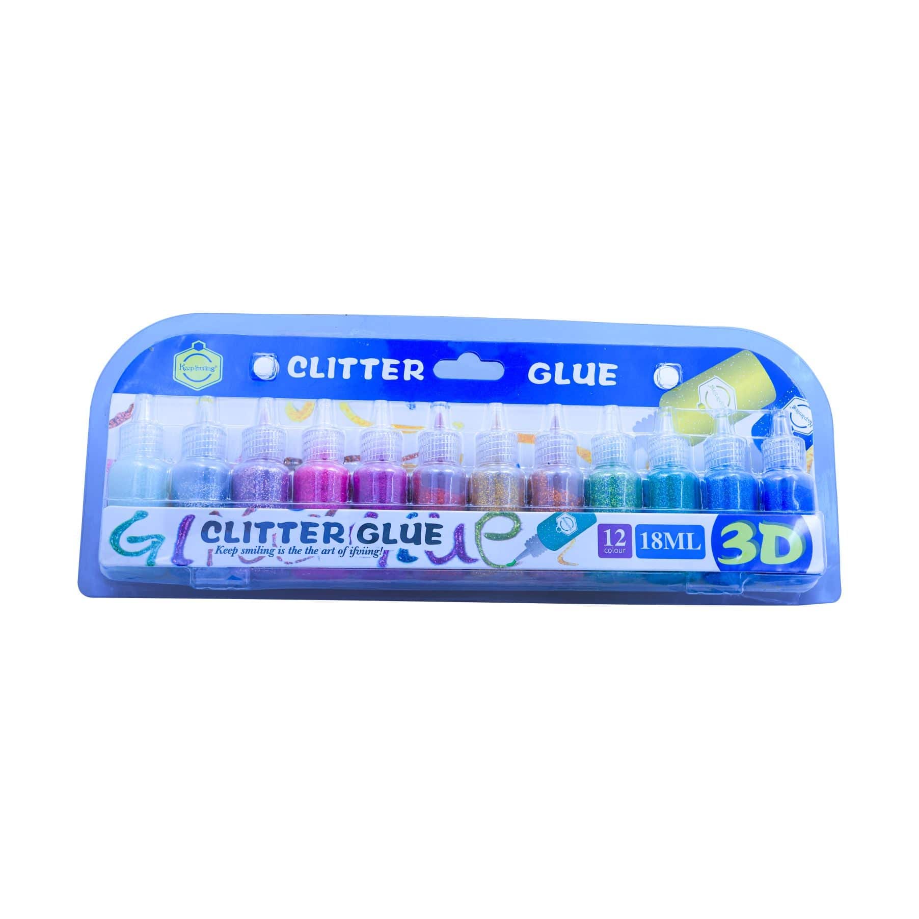 3D Clitter Glue (12Pcs X 18Ml)