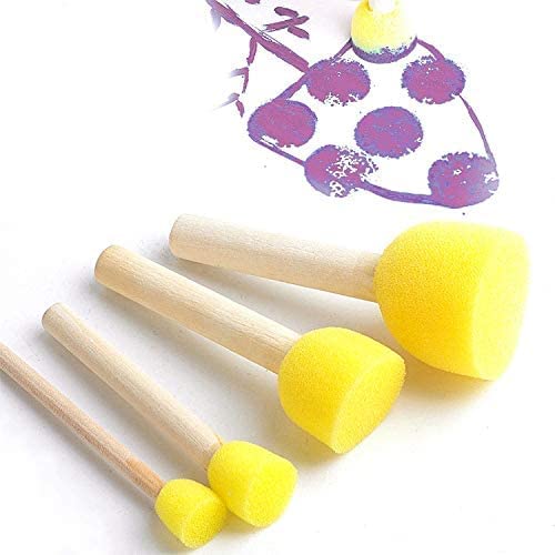 5 Pcs Yellow Sponge Dabbing Tool