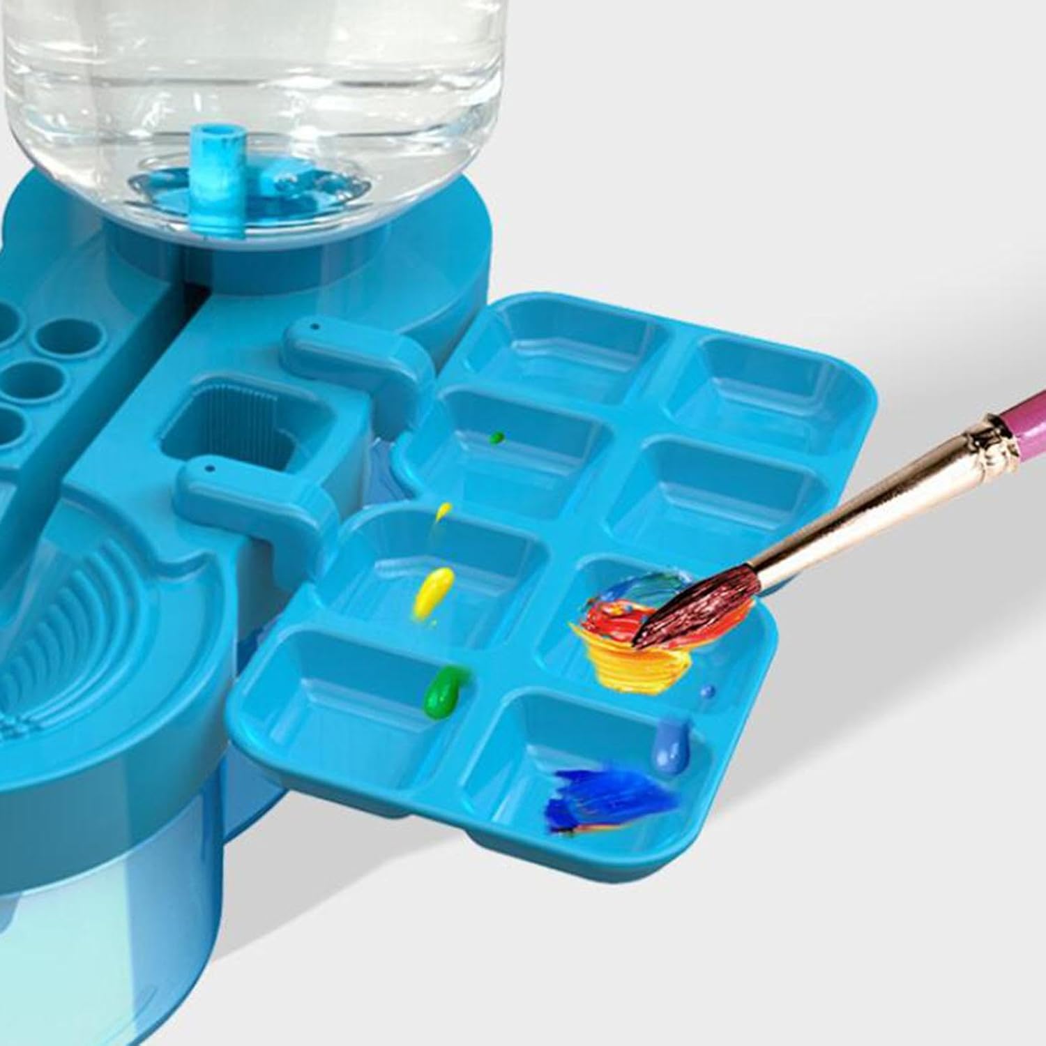 Watercolor Mixing Tray with Water Dispenser for Painting