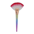 Fan Makeup art brush with marmaid handle