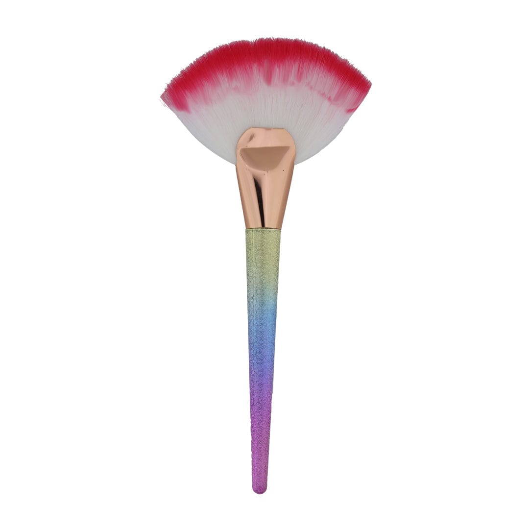 Fan Makeup art brush with marmaid handle