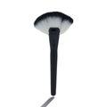 fan Makeup art Brush set With Black Handle