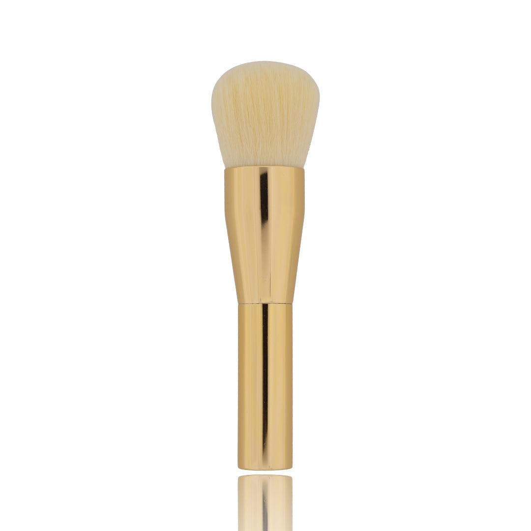 Makeup art Brush for blush With Gold Handle