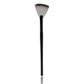 fan Makeup art Brush With Black Handle