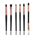 7 in 1  Makeup Art Brush set With Black Handle