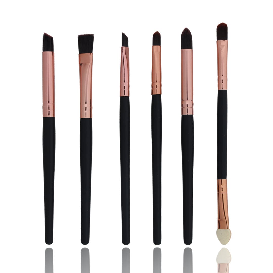 7 in 1  Makeup Art Brush set With Black Handle