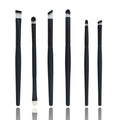 6 in 1 Makeup Art Brush set With Black handle