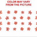 Orange Plum Blossom Pressed Flower