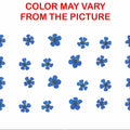 Blue Plum Blossom Pressed Flower