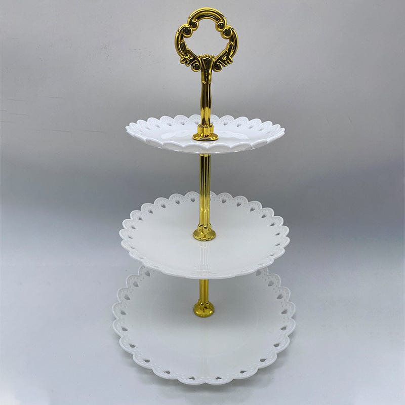 3 Tier Cake ABS Plastic Stand Telephone Shape