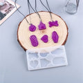 6 Cavity Dog Tag & Pendant Jewellery & Keychain Mould