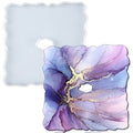 Square Agate With Centre Hole Coaster Mould (Quit)
