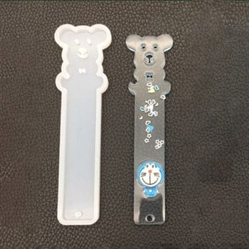 Big Sitting Teddy BookMark Mould