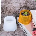 Square Base Round Mouth Planter And Pen Stand Mould