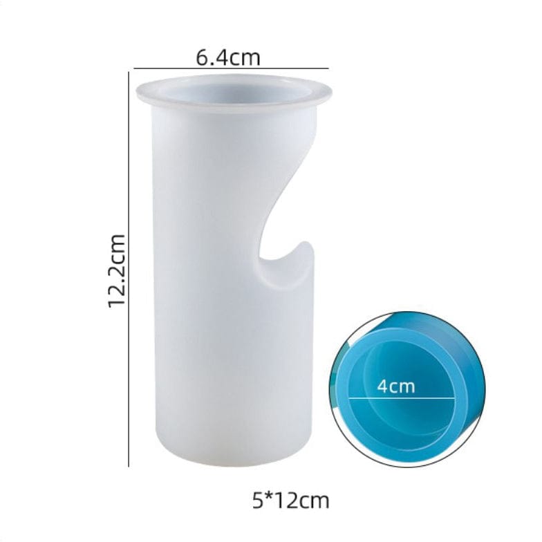 Big Half Heart Tea Light Candle Holder Mould