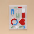 9 Cavity Pendant Jewellery, Earring & Keychain Mould