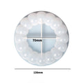 5.5"  Bubble Edge Coaster Mould