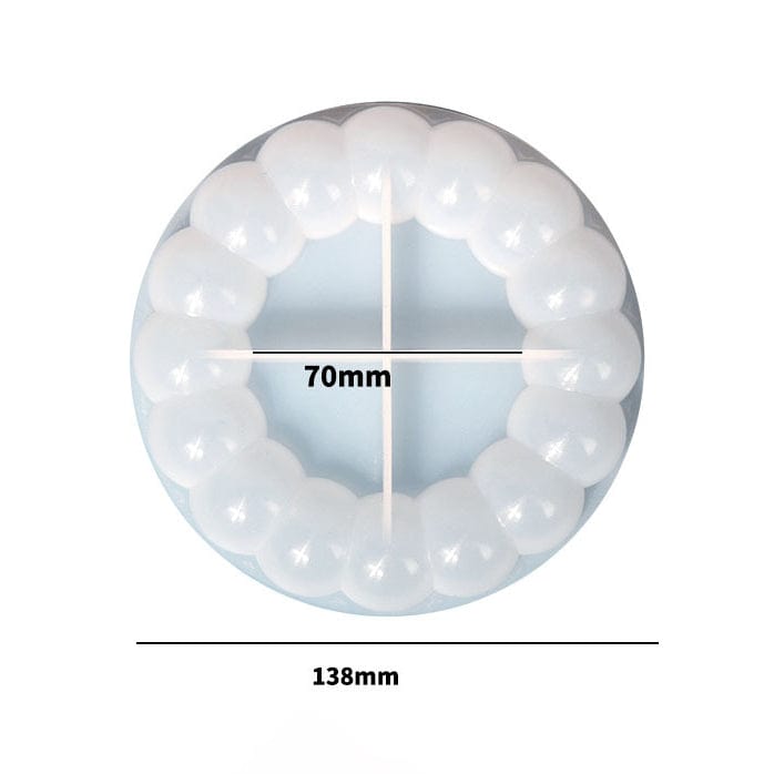 5.5"  Bubble Edge Coaster Mould