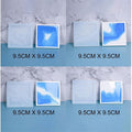 4 In 1 Square Ocean Theme Coaster Mould