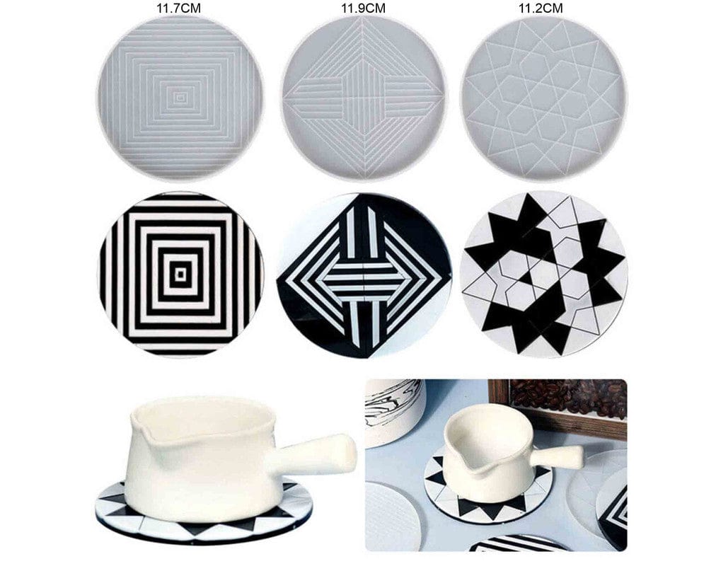Designer Round Coaster Mould