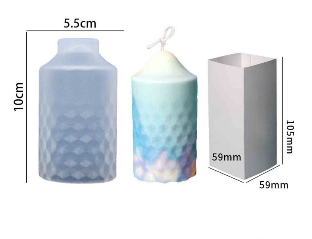 Cylinder Sectional Candle Mould