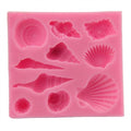10 Cavity Ocean Theme Shell Pendant Jewellery Mould