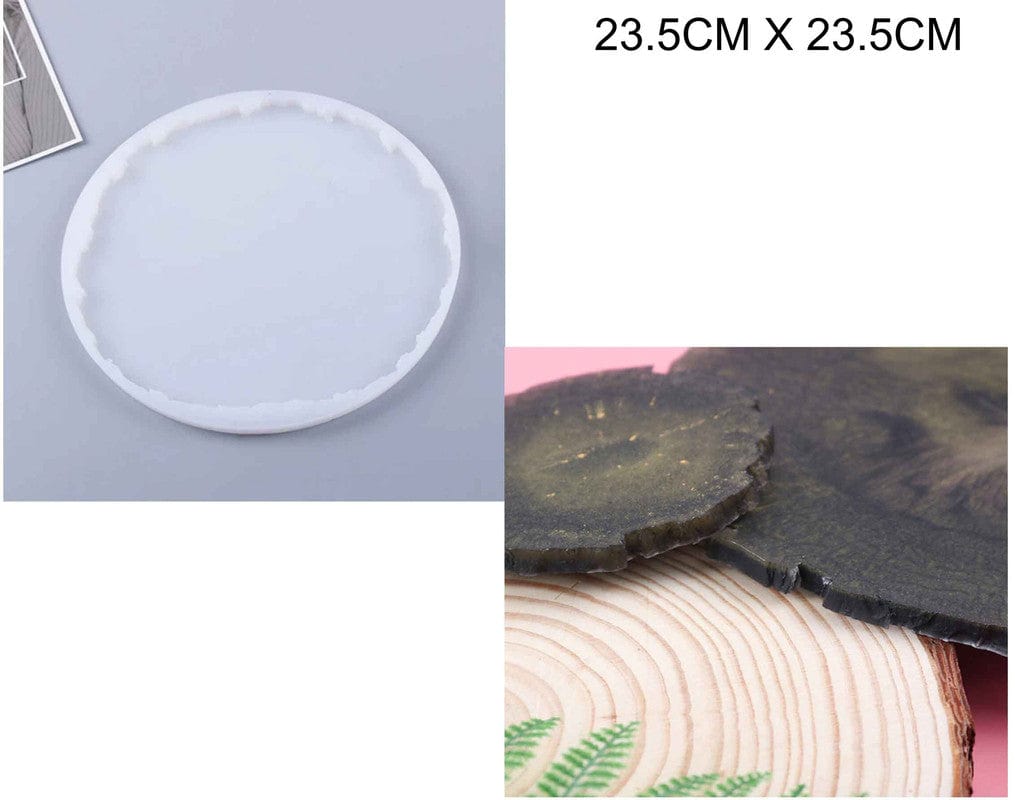 9" Wood Grain Agate Tray Mould