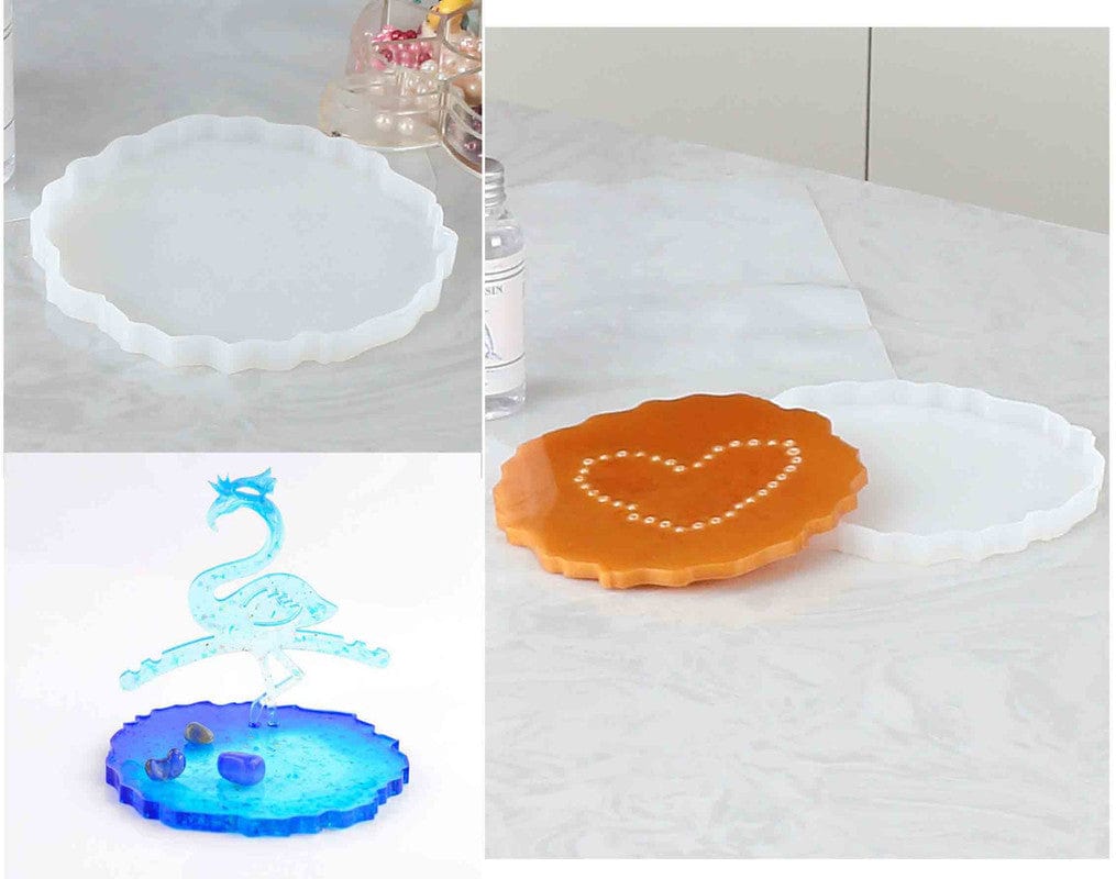 5" Round Agate Heavy Coaster Mould