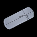 Rectangle With Curve Border Tray Mould