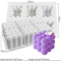 6 Cavity Consecutive Magic Ball Candle & Paper Weight Mould