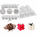 15 Consecutive Magic Ball Candle Mould 84434