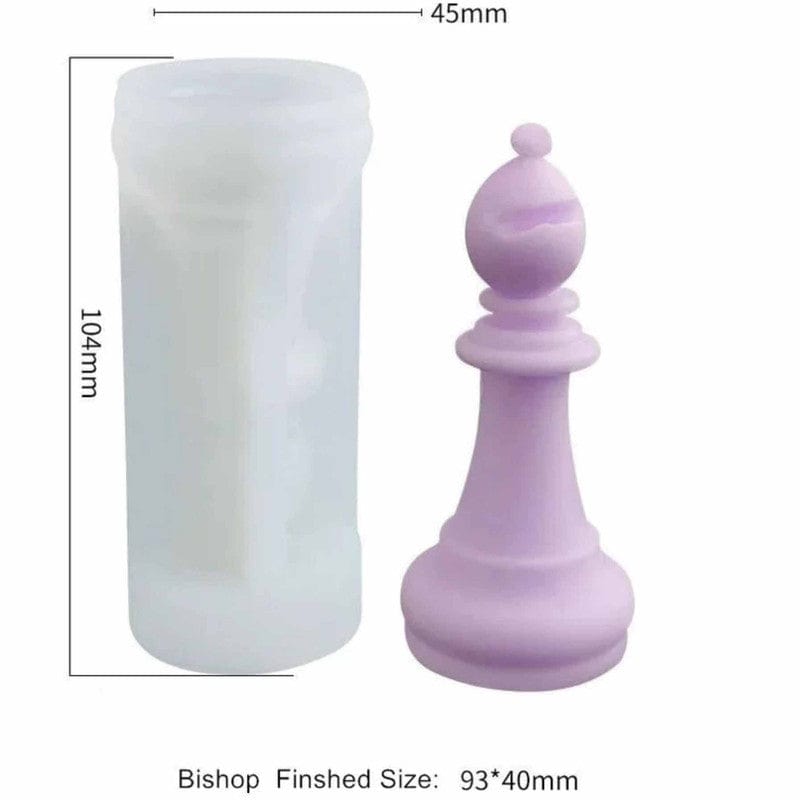 Bishop Shape Chess Game Mould