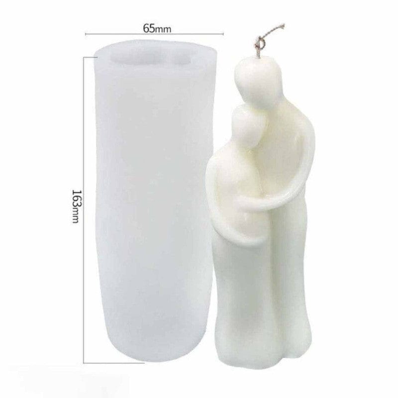 Romantic Couple Hug Candle D03 Mould