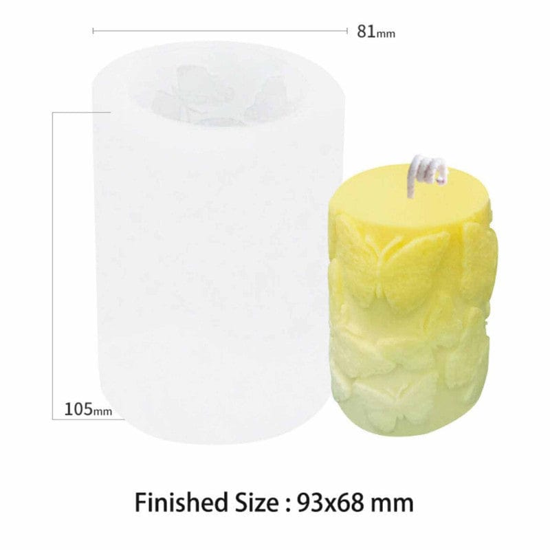3D Butterfly Casting Tower Candle Mould