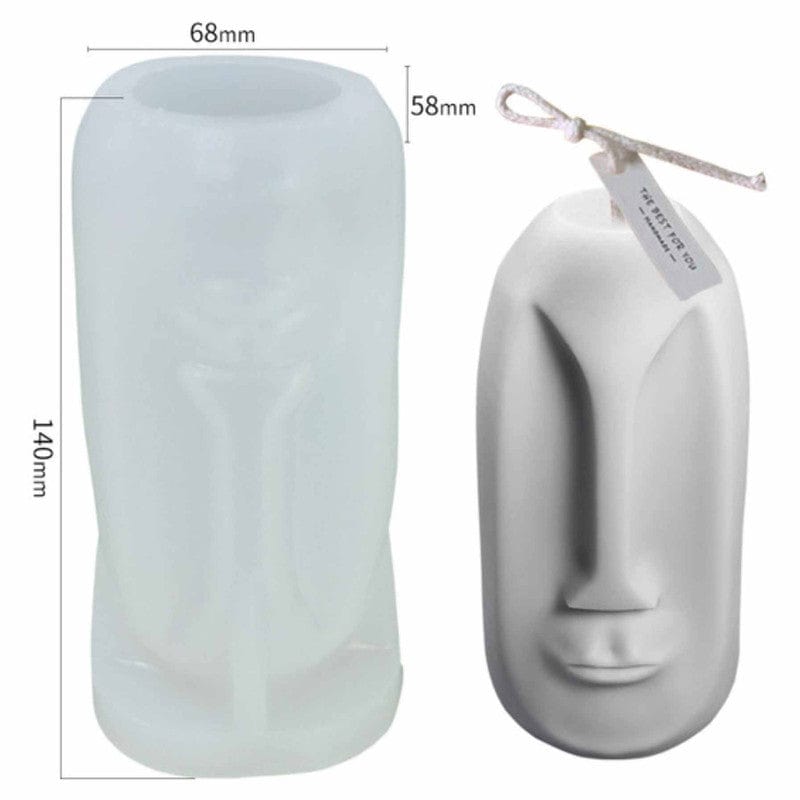 Nordic Face Candle D02 Mould